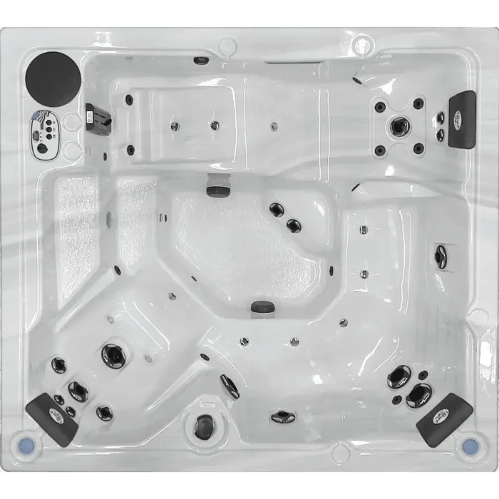 The Rio II Hot Tub by Royal Spa 5 Person Hot Tub | Lounge Seating | Made in the USA